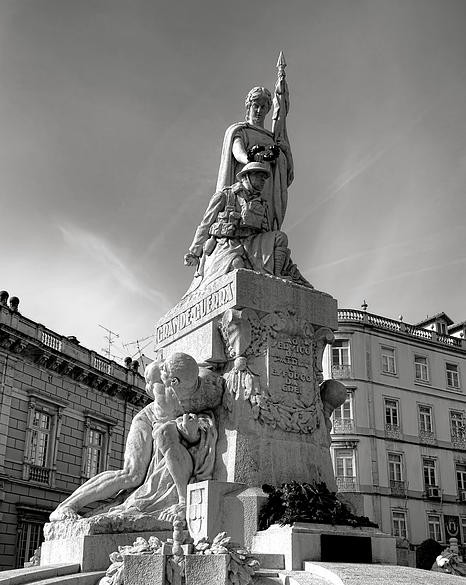 Historic tiled walls and architecture in the Iberian Peninsula